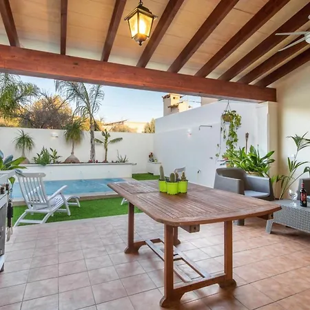 빌라 Beautiful Mallorca 3 Bedrooms Townhouse Memories Walking Distance To Town Square Private Pool *