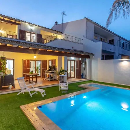 别墅 Beautiful Mallorca 3 Bedrooms Townhouse Memories Walking Distance To Town Square Private Pool